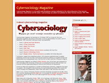Tablet Screenshot of cybersociology.com